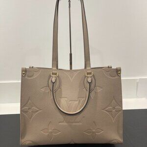 Louis Vuitton Onthego MM Tourterelle Beige (JB1230)